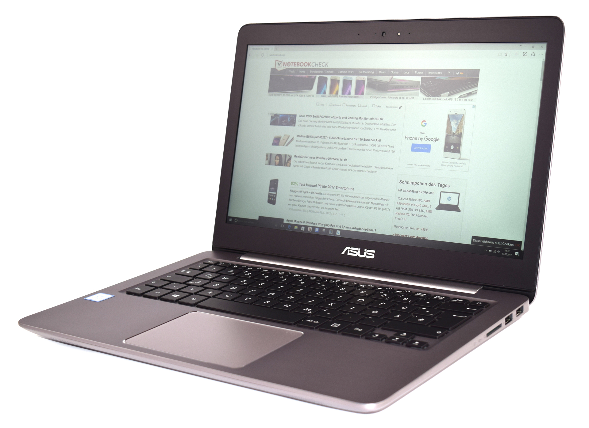 Asus ZenBook UX310UA (7500U, Full HD) Laptop Review 