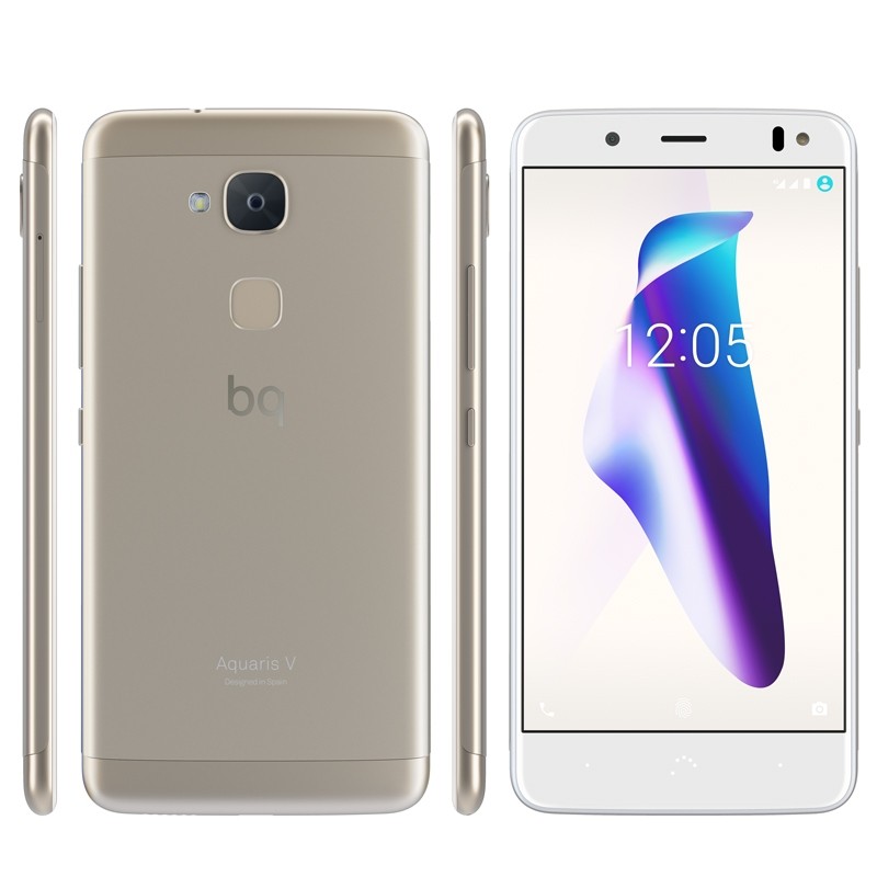bq Aquaris V 13,2 cm 3 GB 32 GB SIM Doble 4G Oro 5.2 Smartphone 5.2 Blanco 3100 mAh , 3 GB, 32 GB, 12 MP, Android 7.1.2, Oro, Blanco 13,2 cm 