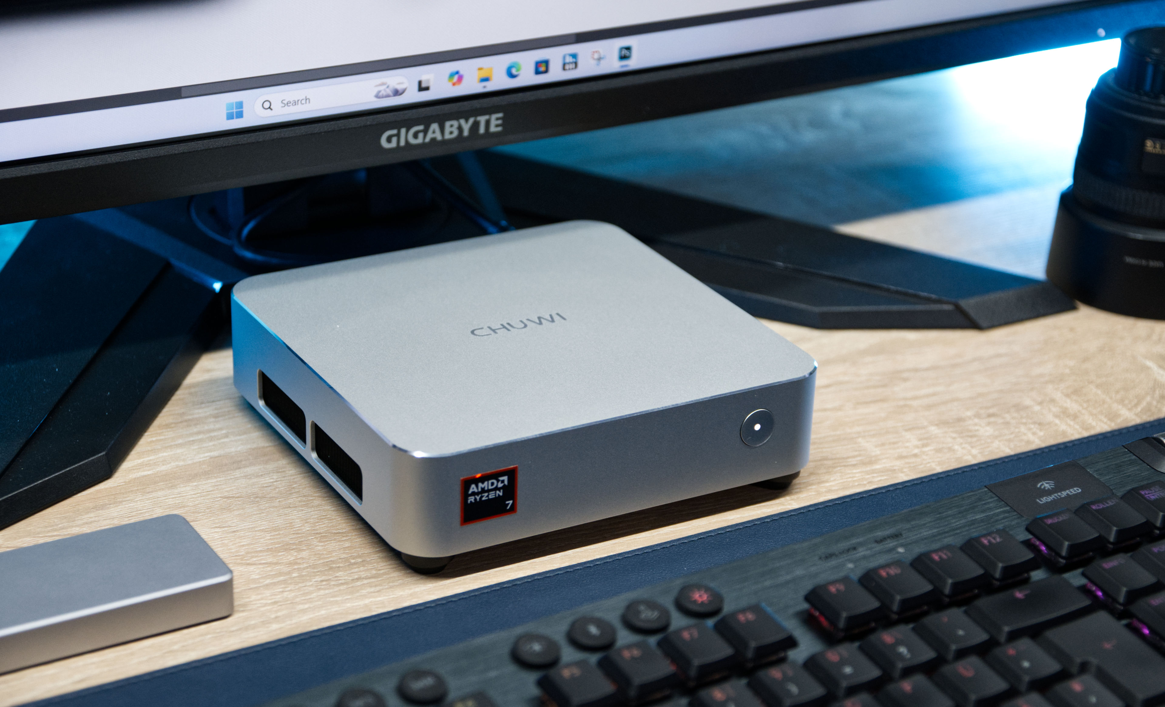 CHUWI AuBox 8745HS ミニPC Ryzen7/16GB/1TB AuBox | AMD Ryzen 7 8745HS | 16GB DDR5+1TB PCIe 3.0 SSD