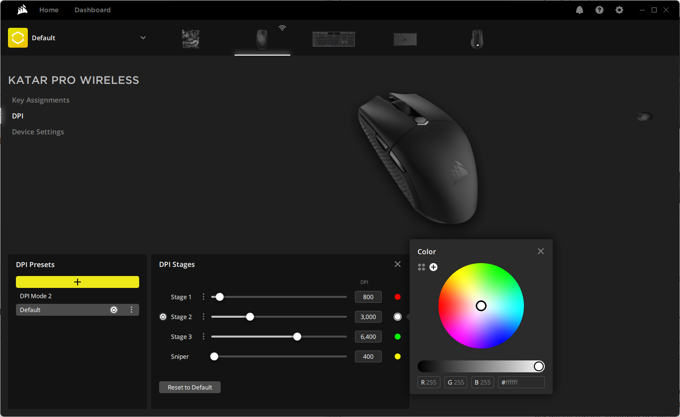 Corsair katar shop pro wireless