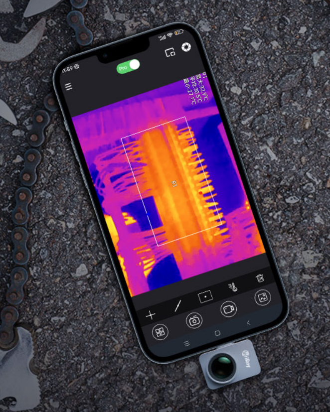 InfiRay P2 Pro+ Macro Thermal Camera for IOS and Android