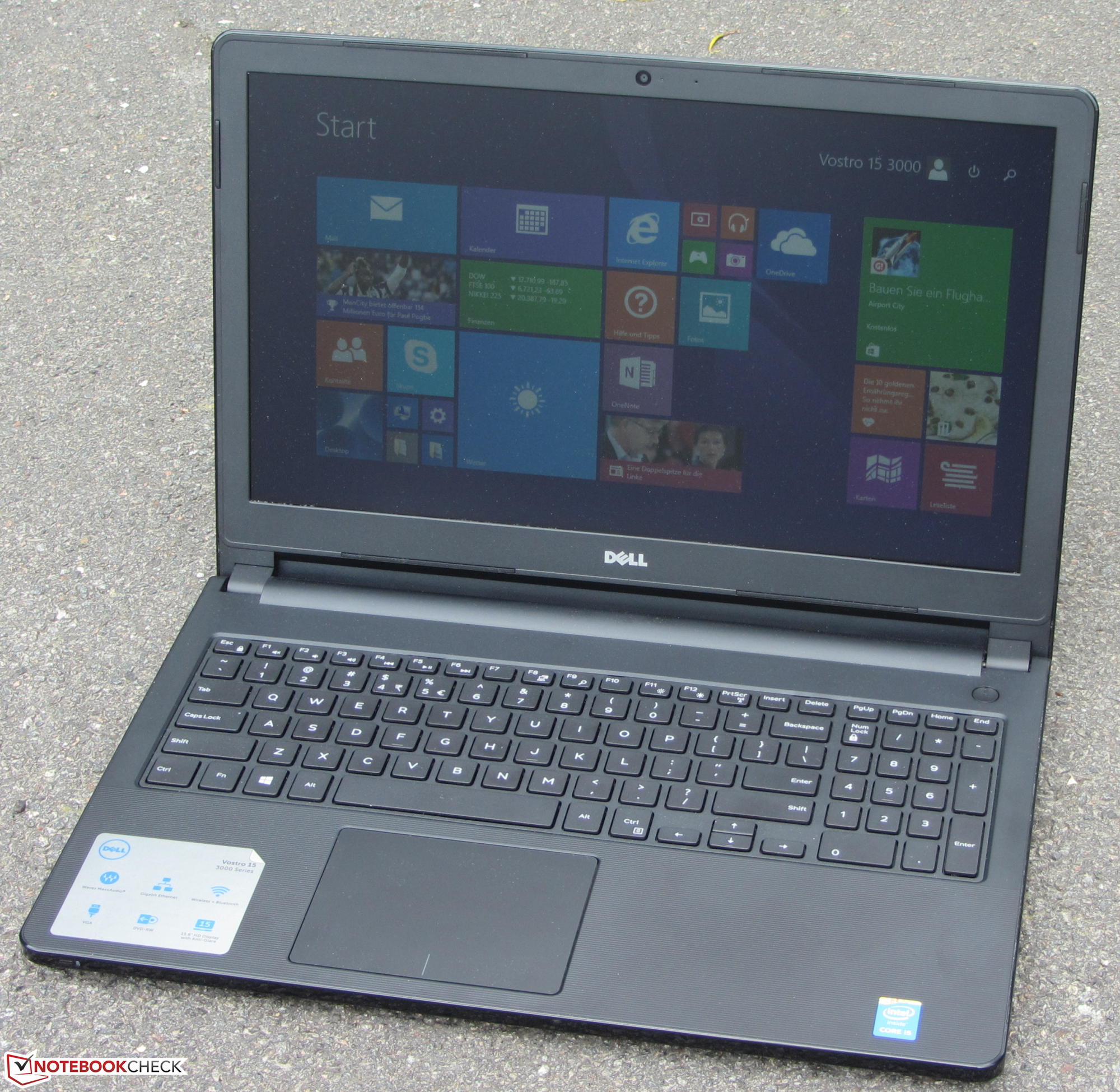 Dell Vostro 15 3558 Notebook Review - NotebookCheck.net Reviews