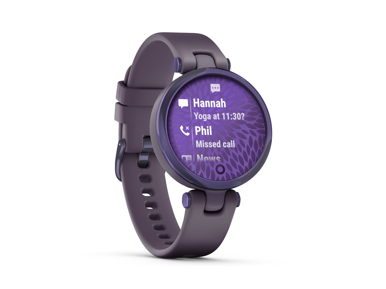 A delicate smartwatch with a striking display: Garmin Lily Sport