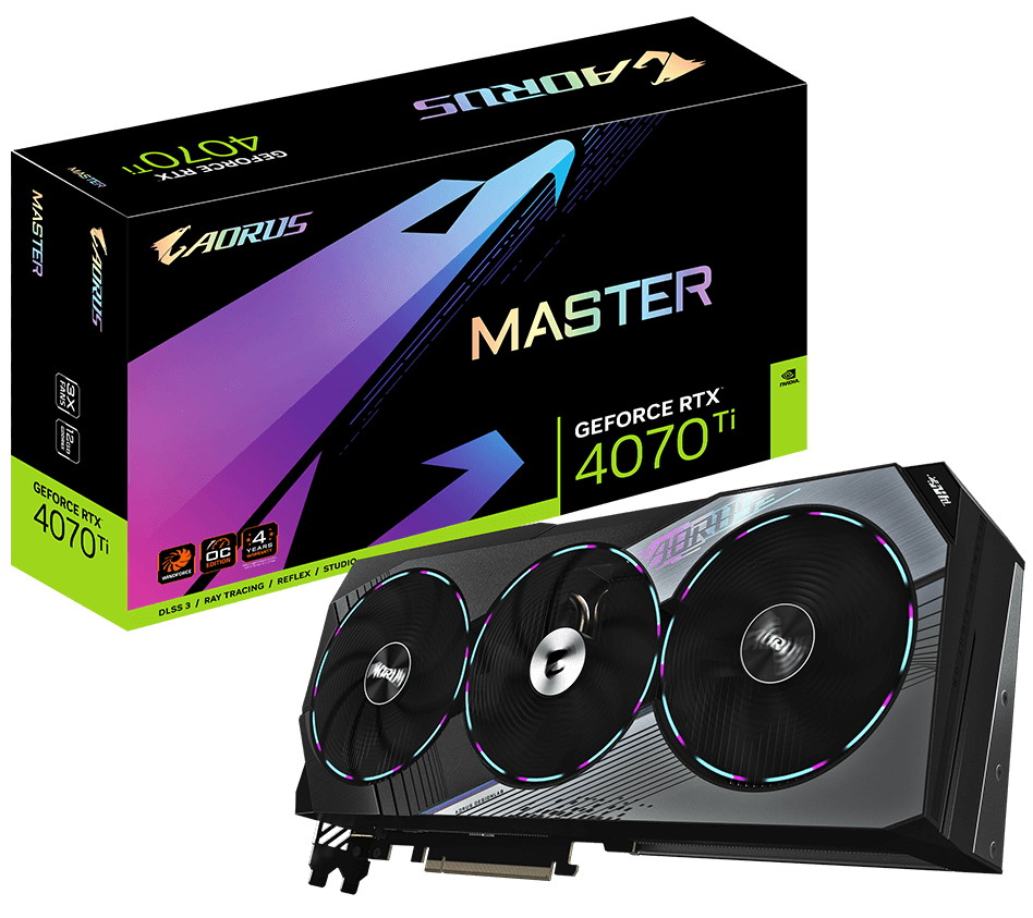 Gigabyte Aorus GeForce RTX 4070 Ti Master 12G Review: RTX 3090 Ti  challenger with added bling for US$1,000 -  Reviews