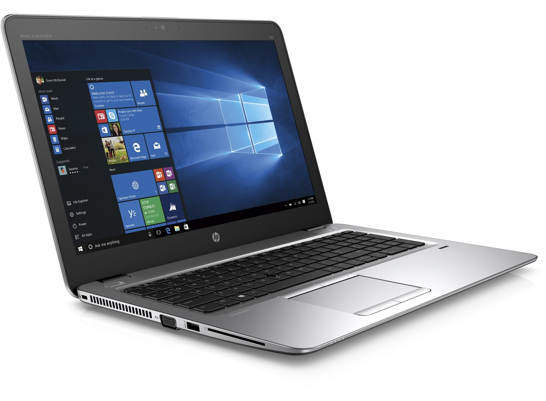 مشخصات، قیمت و خرید لپ تاپ HP EliteBook 850 G3 i5-6300U Intel HD 520 BestLaptop4u.com