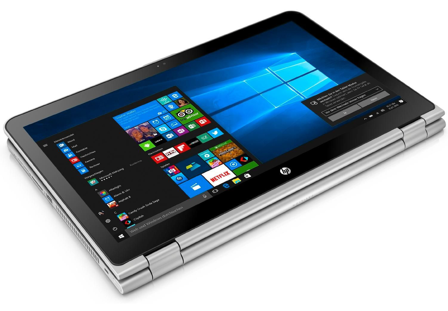 HP Pavilion x360 15-bk102ng Convertible Review 