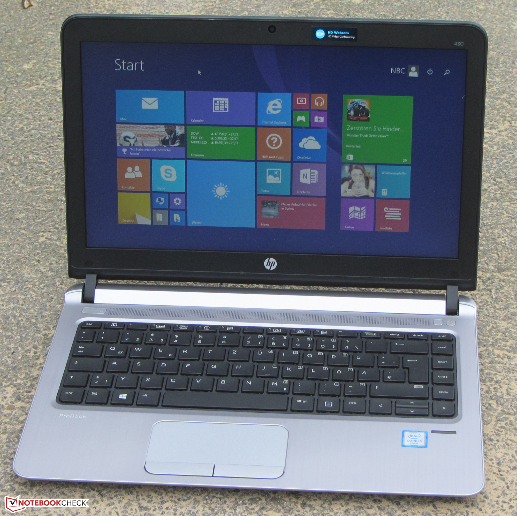 HP ProBook 430 G3 Notebook Review - NotebookCheck.net Reviews