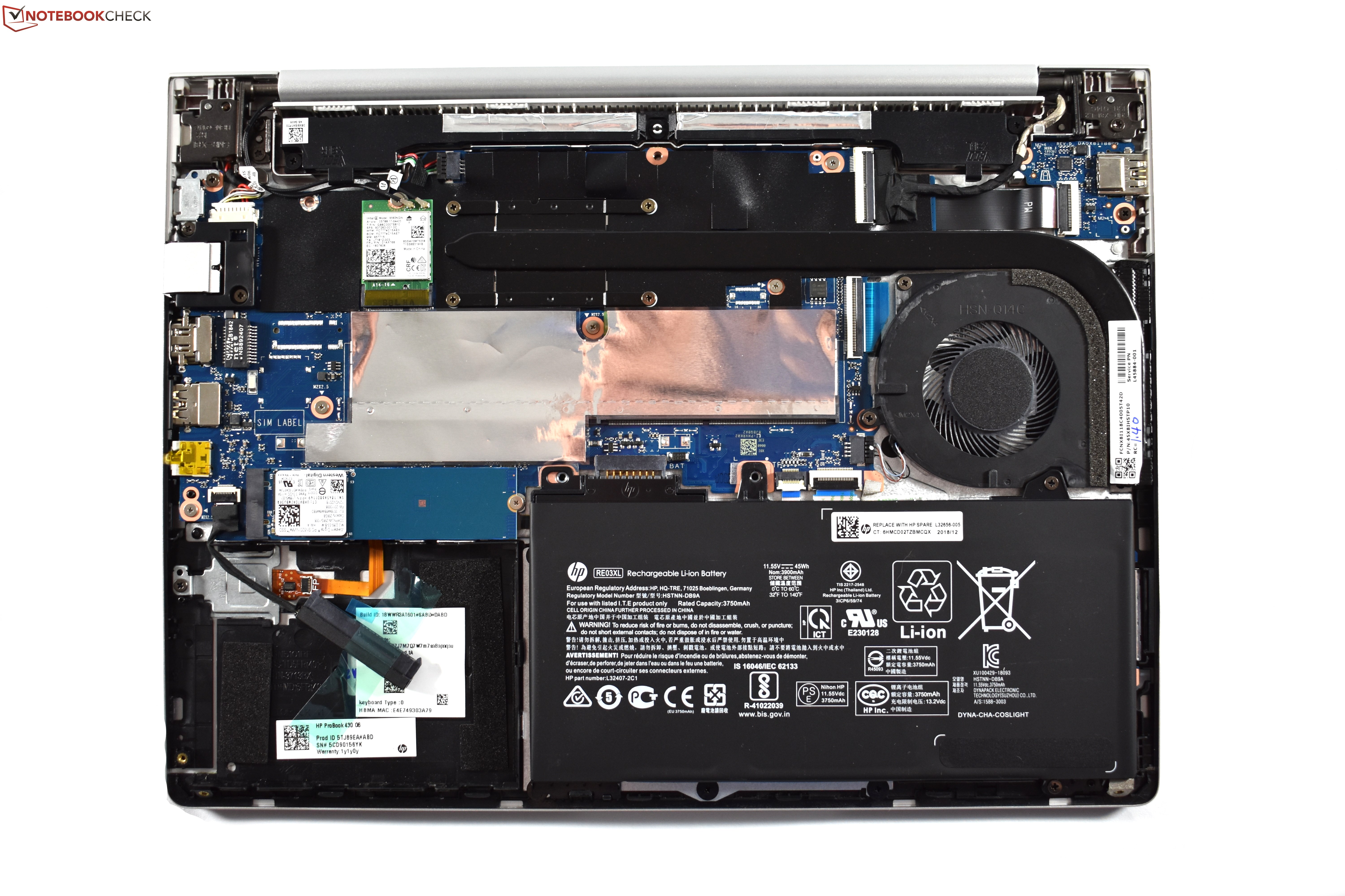 Hp Probook 430 G7 Laptop Review No Big Improvement With Comet Lake Notebookcheck Net Reviews