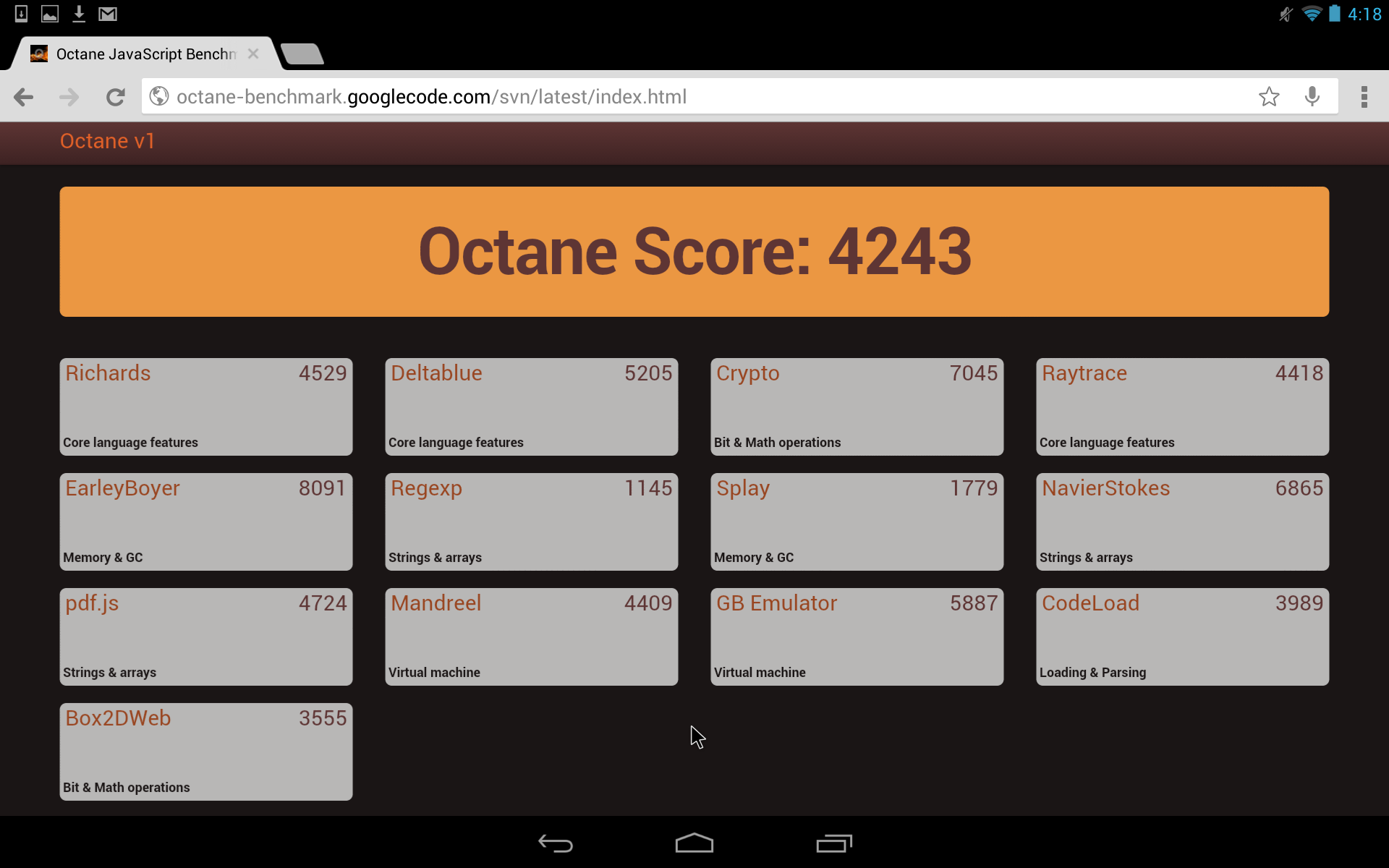 Core lang. Октан Бенчмарк. Core features. Box2dweb.