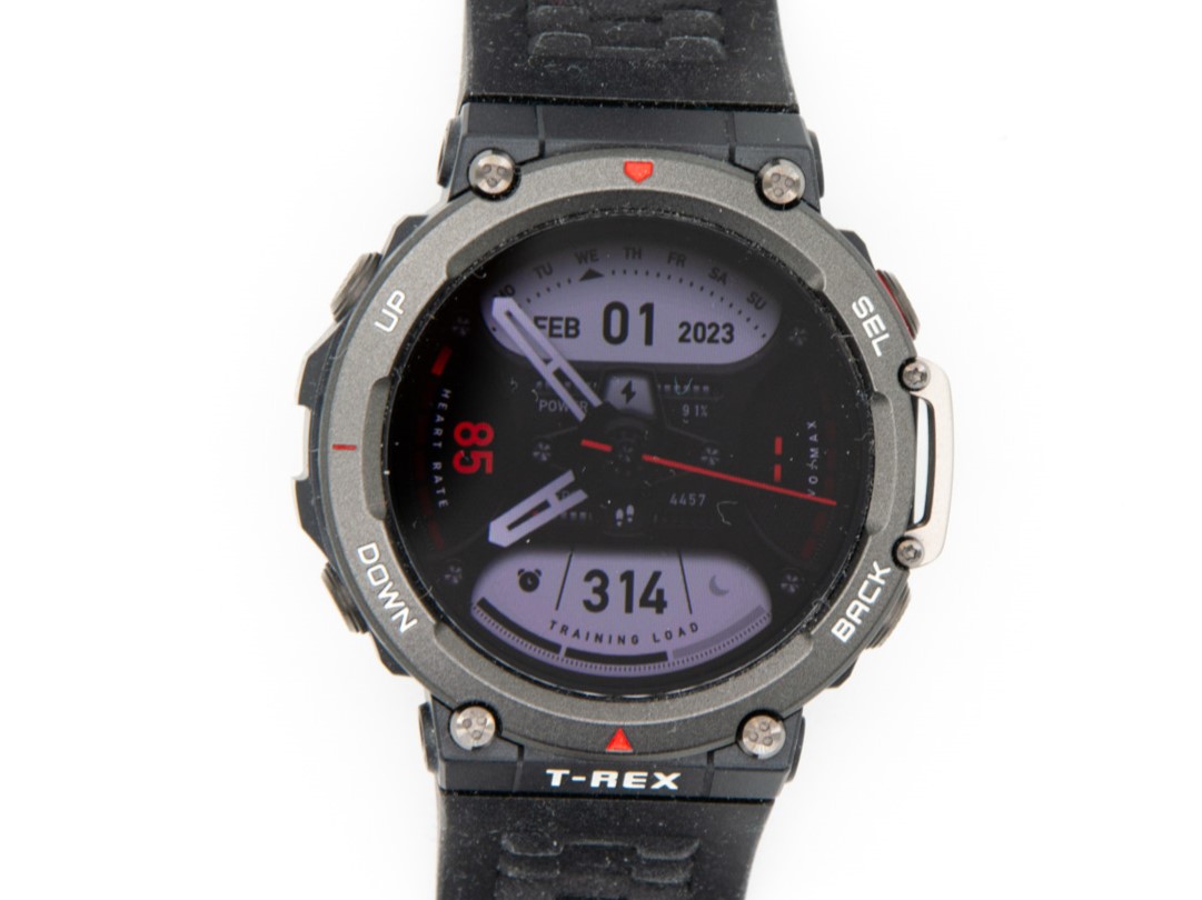 Amazfit Active Edge (Lifestyle T-Rex) Transparent Rugged Smartwatch