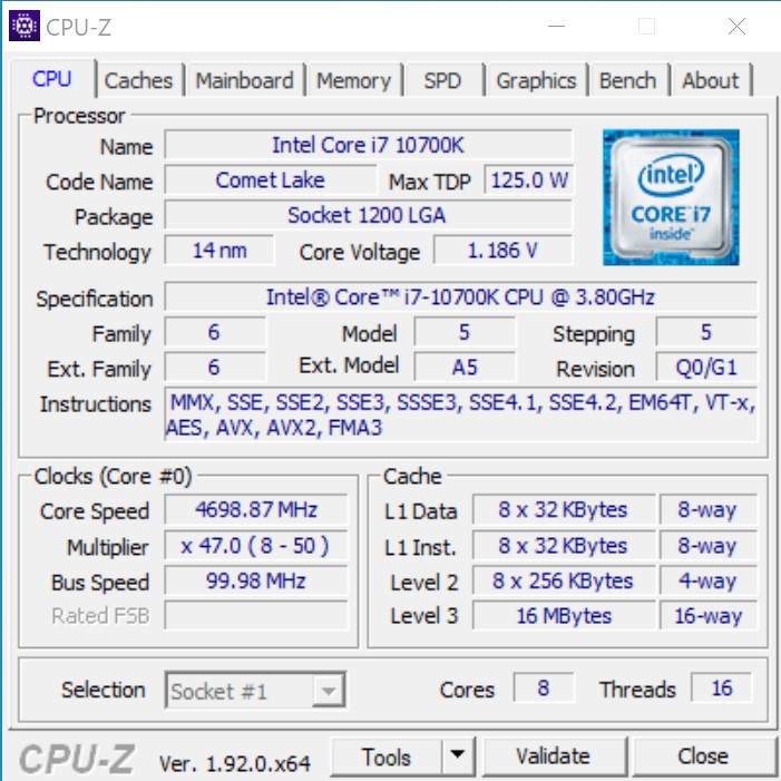 Intel Core i7-10700K (3.8 GHz / 5.1 GHz) - Processeur - LDLC