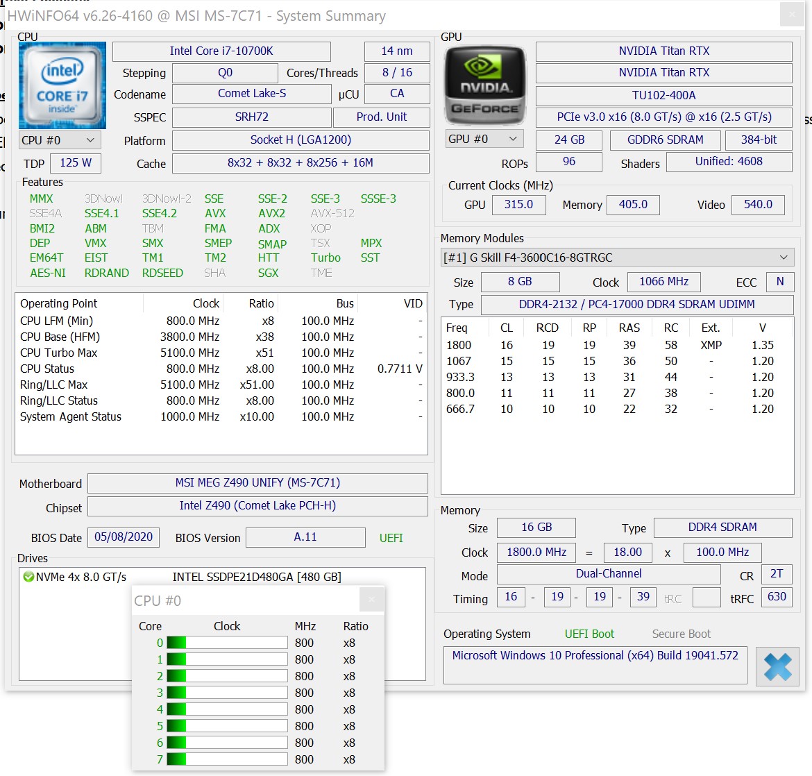 Test : Intel Core i7-10700K, un CPU 8 cœurs 16 threads pour le gaming ! -  Page 3 sur 5