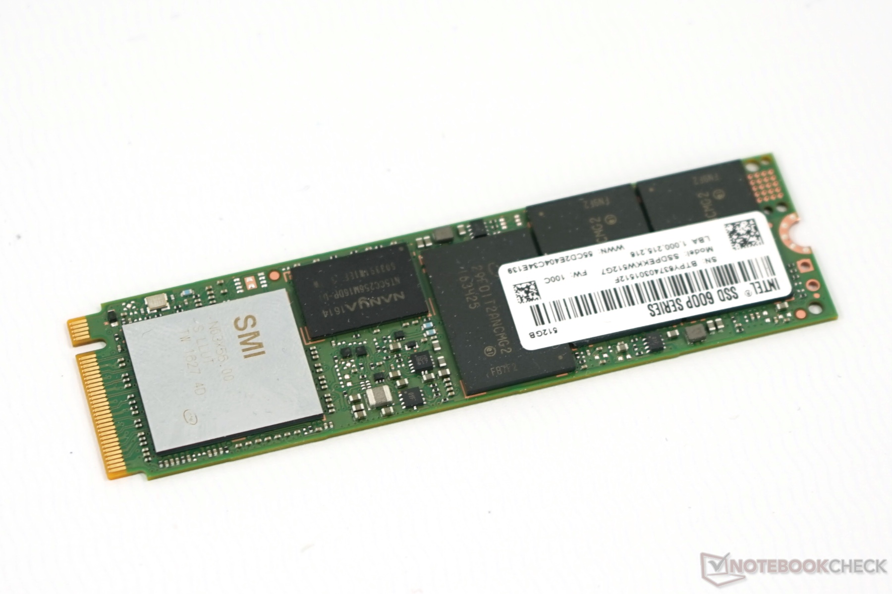 Intel SSD 600p 512 GB Review The Entry Level NVMe SSD NotebookCheck Reviews