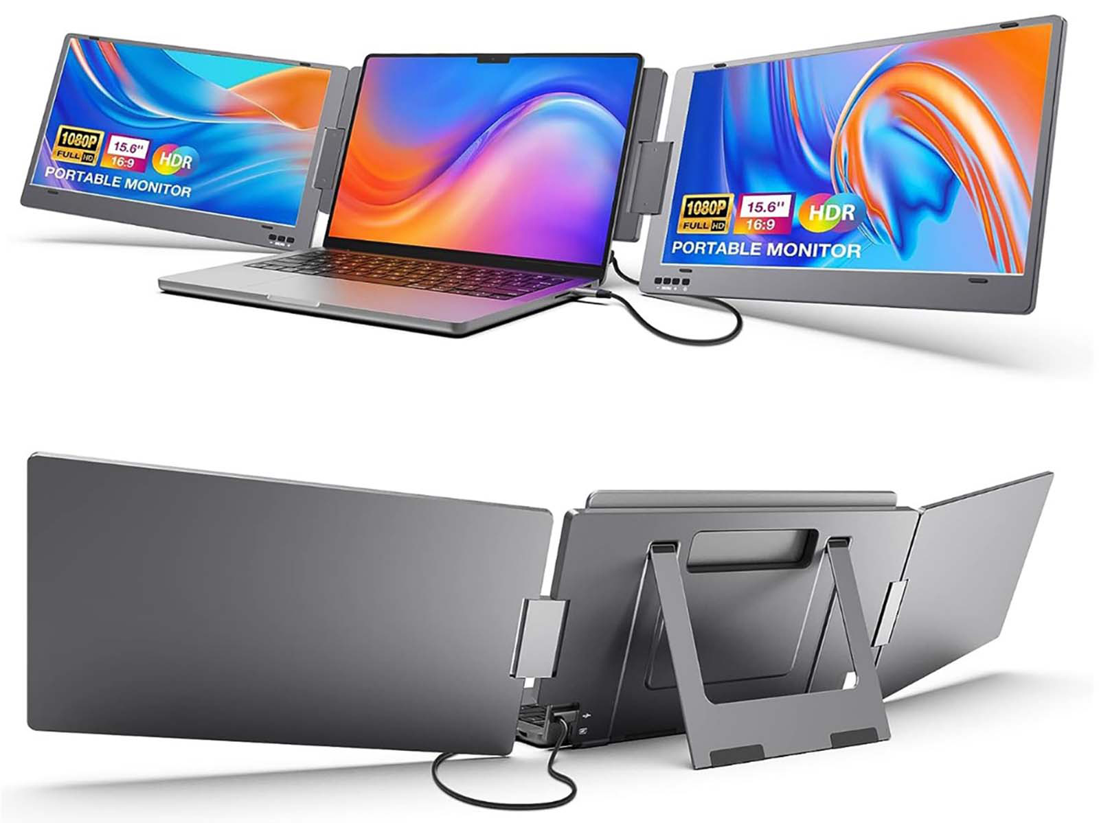 KYY X90A dual monitor review: The portable desktop expansion for laptops  and tablets that features two displays -  Reviews