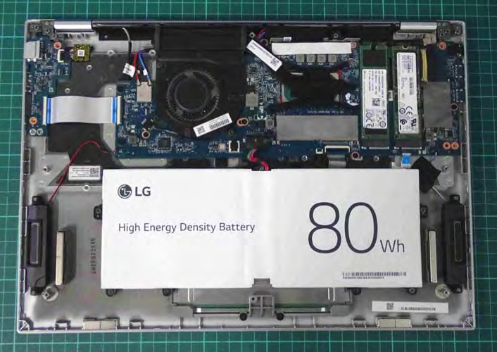 LG Gram 16 2-in-1 16T90P motherboard (Source: FCC)