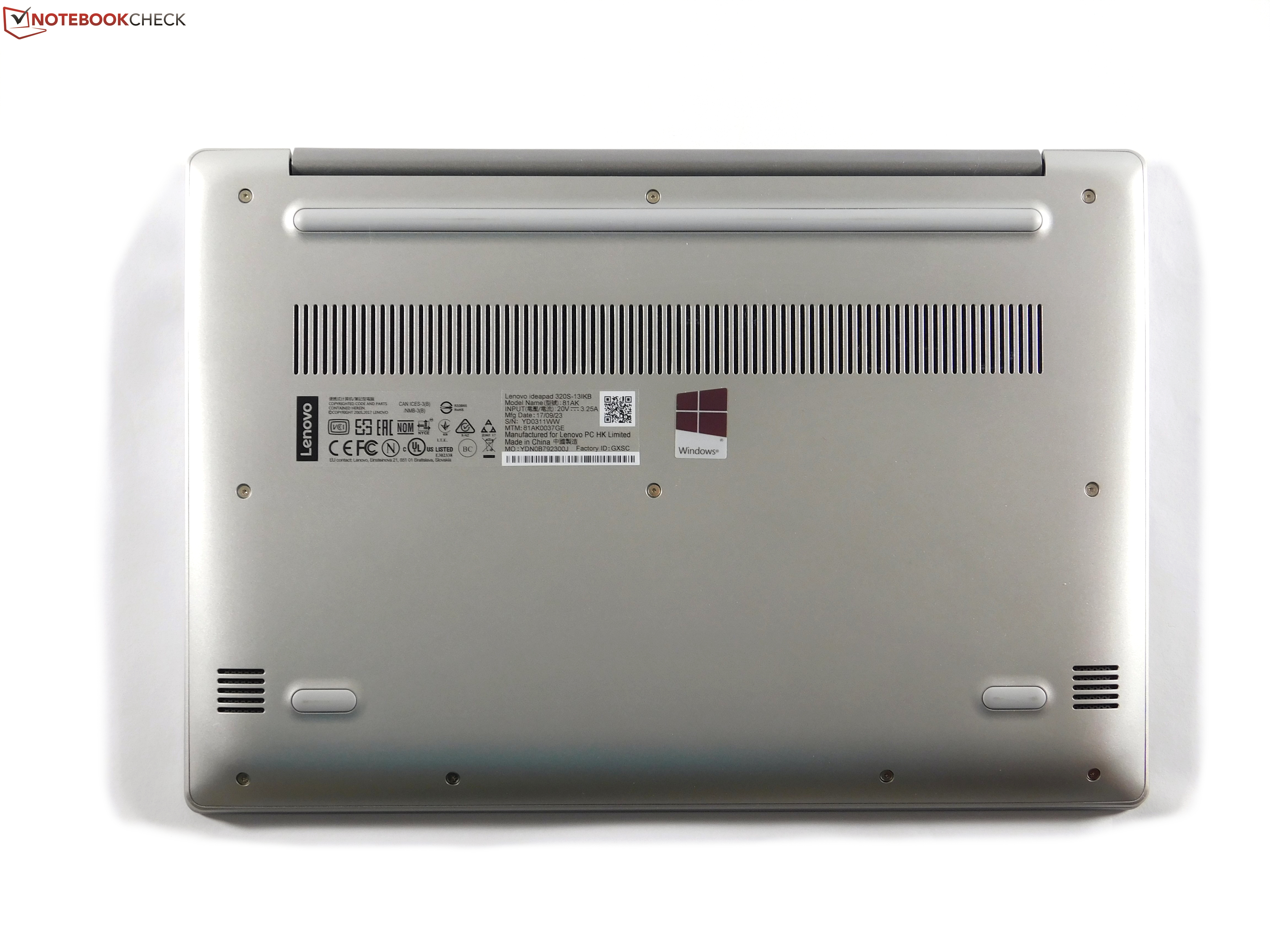 Lenovo IdeaPad 320S-13IKBR (i5-8250U, MX150) Laptop Review 