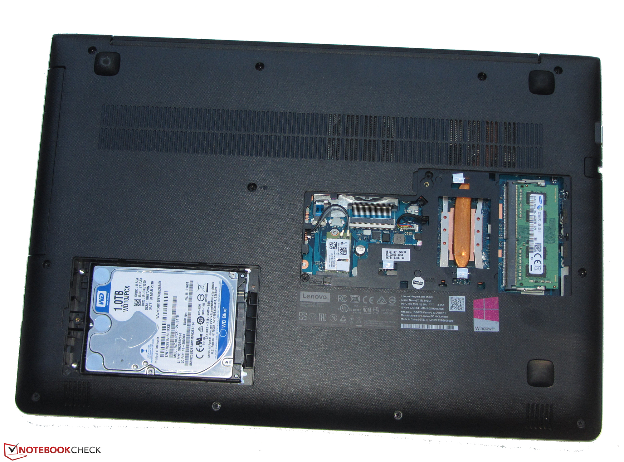Lenovo Ideapad 310 15isk Notebook Review Notebookcheck Net Reviews