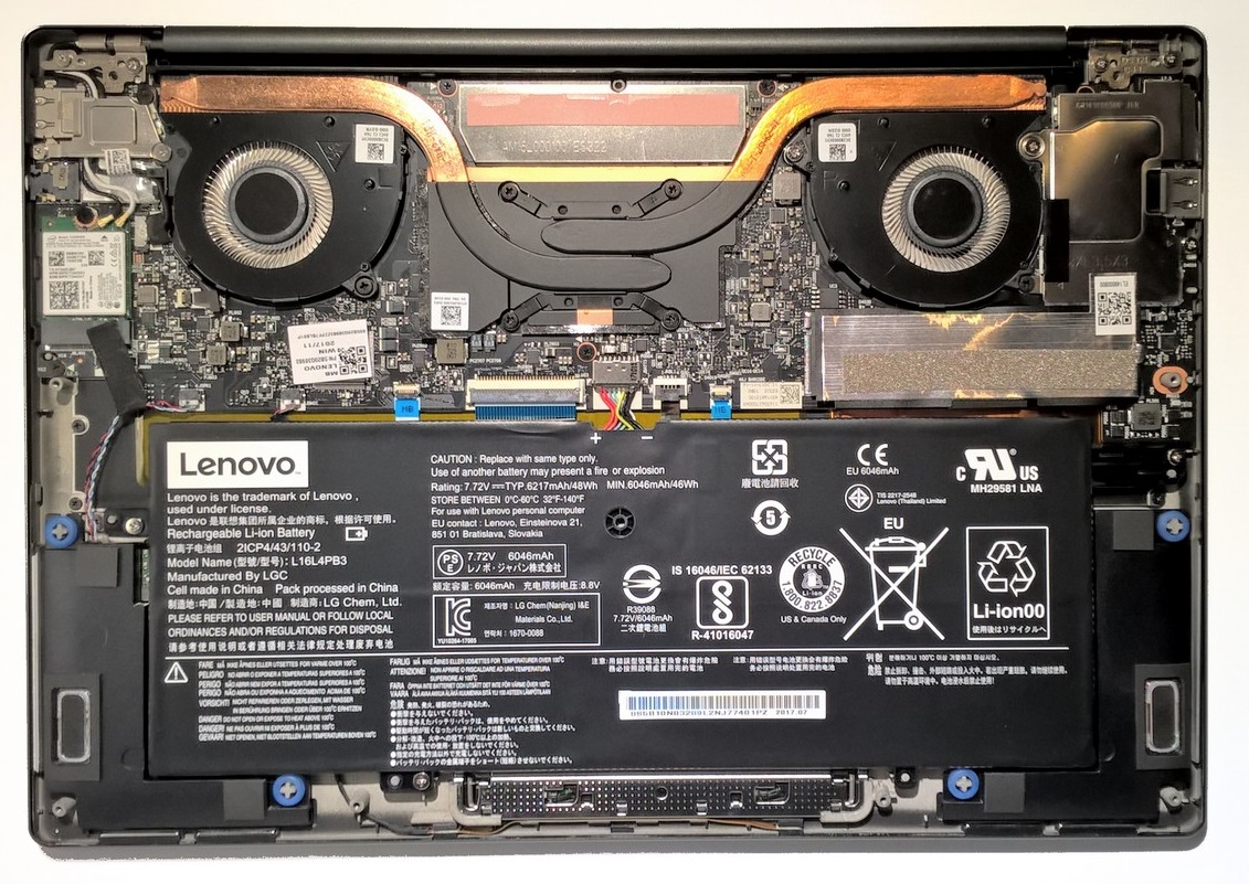 Lenovo Ideapad 720S (Ryzen 2500U, Vega 8) Laptop Review 
