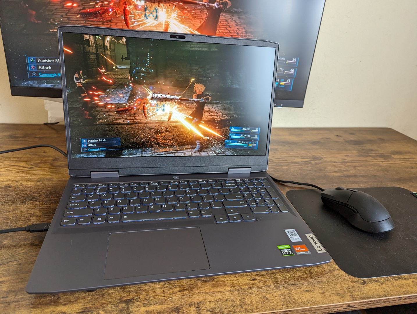 Lenovo LOQ 15 Gaming Laptop RTX4060 - AMD Ryzen7 7840HS - 15.6 FHD IPS  Display 144Hz - G-SYNC - Backlit Keyboard - Wi-Fi 6 - USB Type-C - Windows  11 - FHD