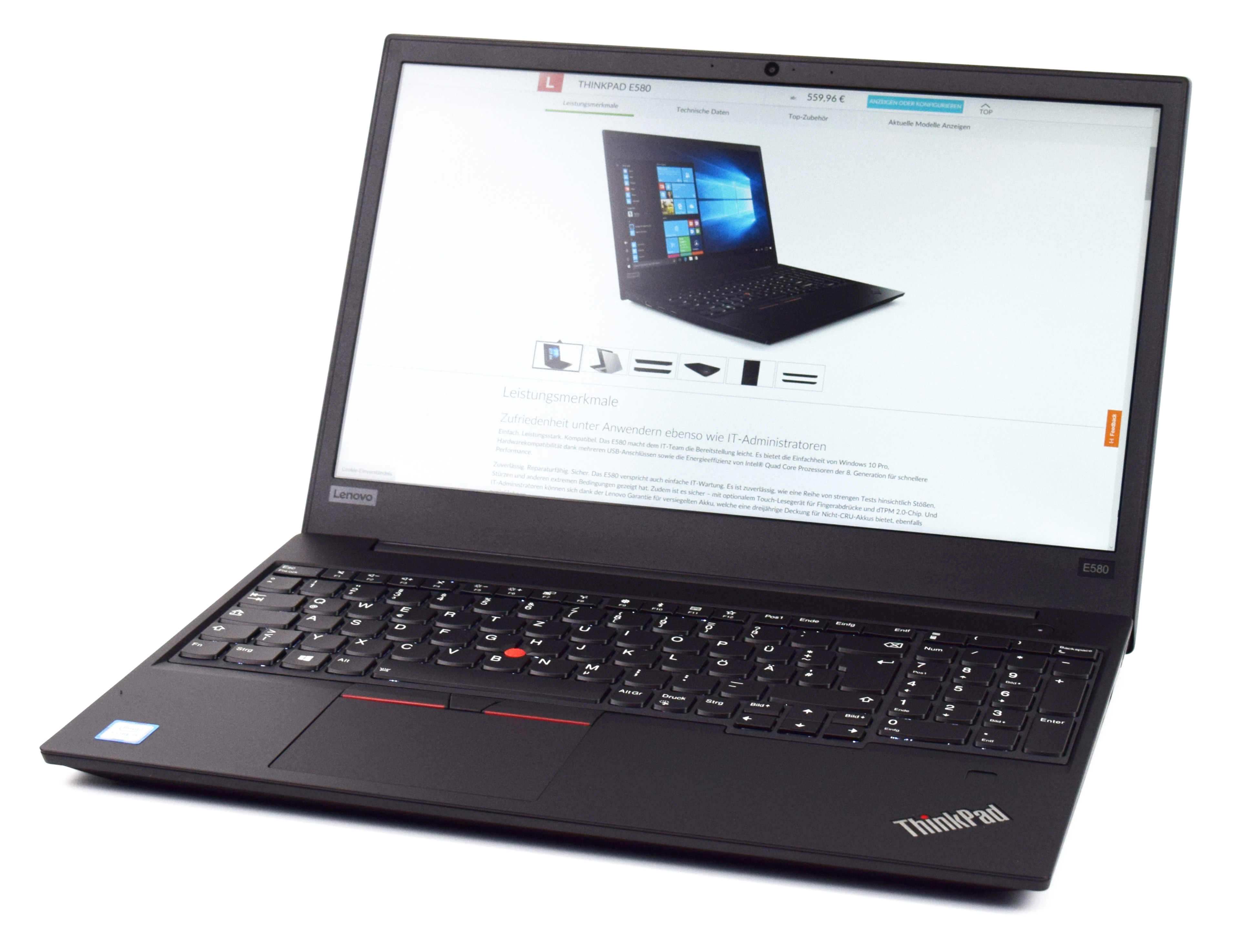 Lenovo ThinkPad E580 (i5-8250U, UHD 620, SSD) Laptop Review 