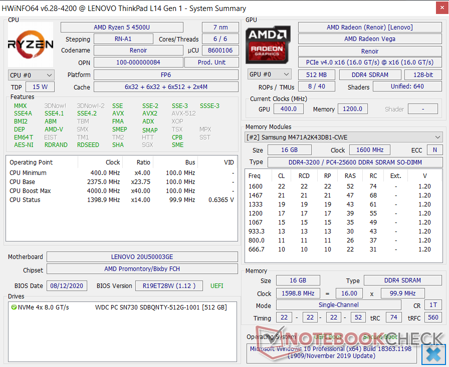 Lenovo ThinkPad L14 Review AMD Does It Again  NotebookCheck.net Reviews