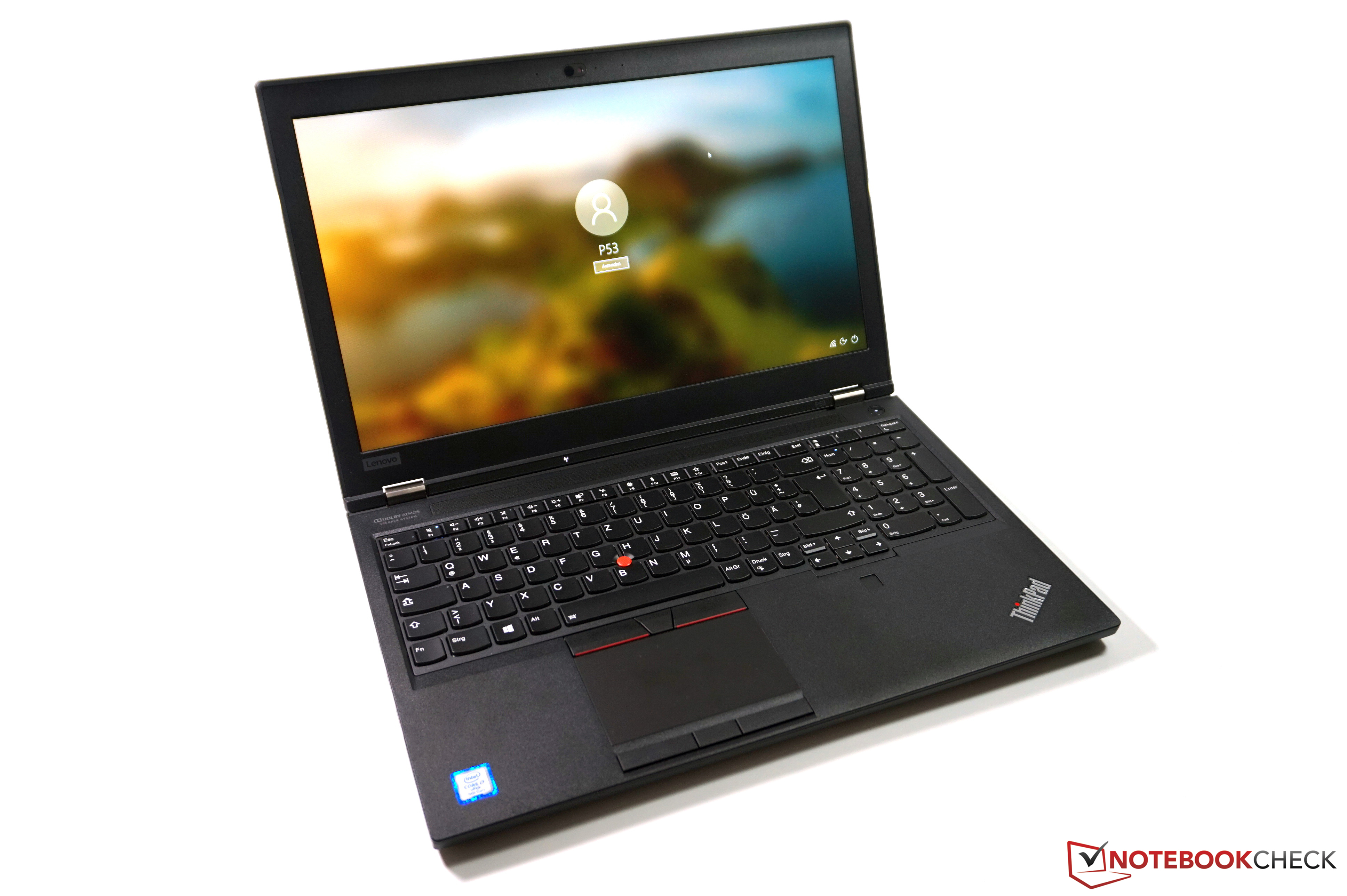Lenovo ThinkPad P53 in Review: Classic workstation with a lot of