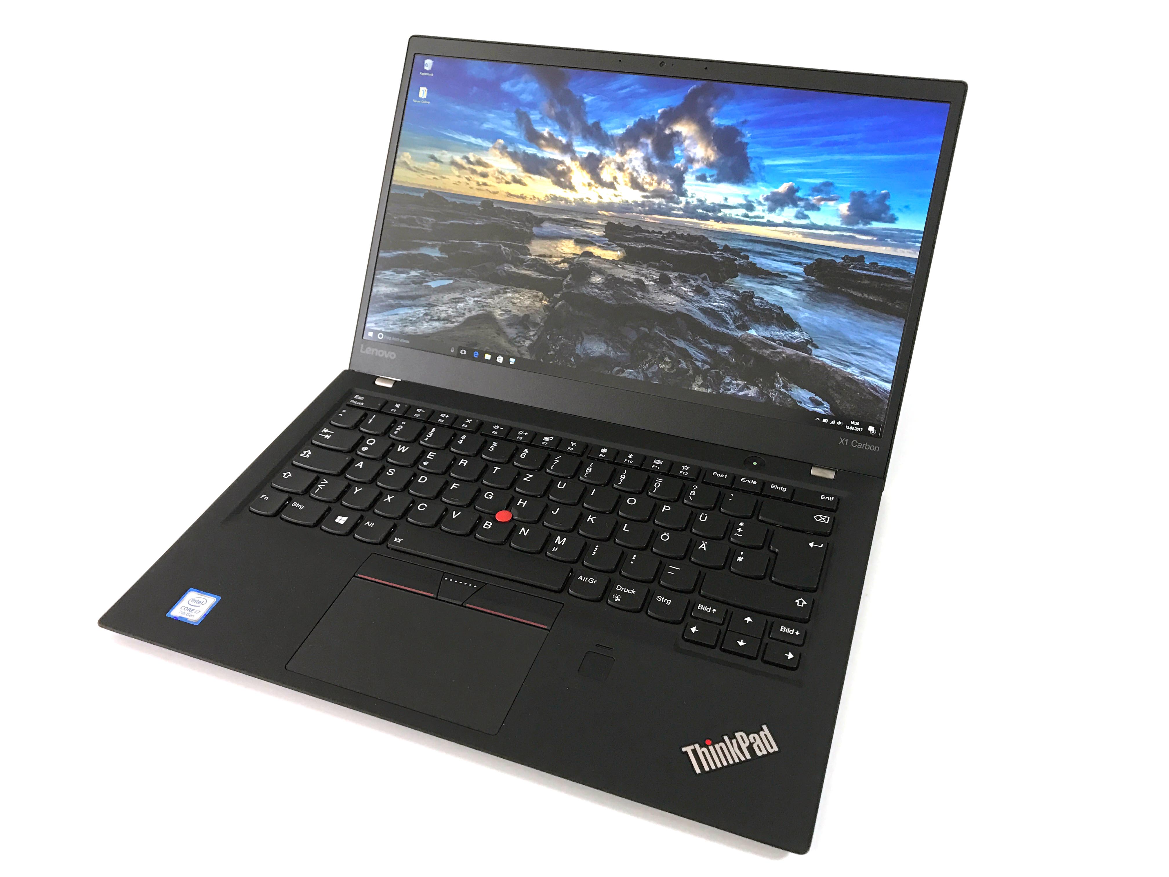 Lenovo ThinkPad X1 Carbon 2017 (Core i7, Full-HD) Laptop Review ...