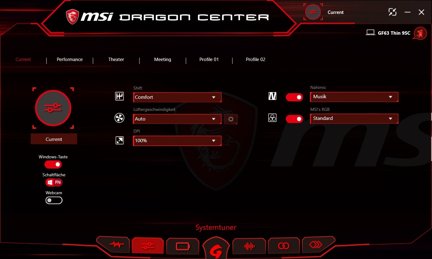 amd dragon center