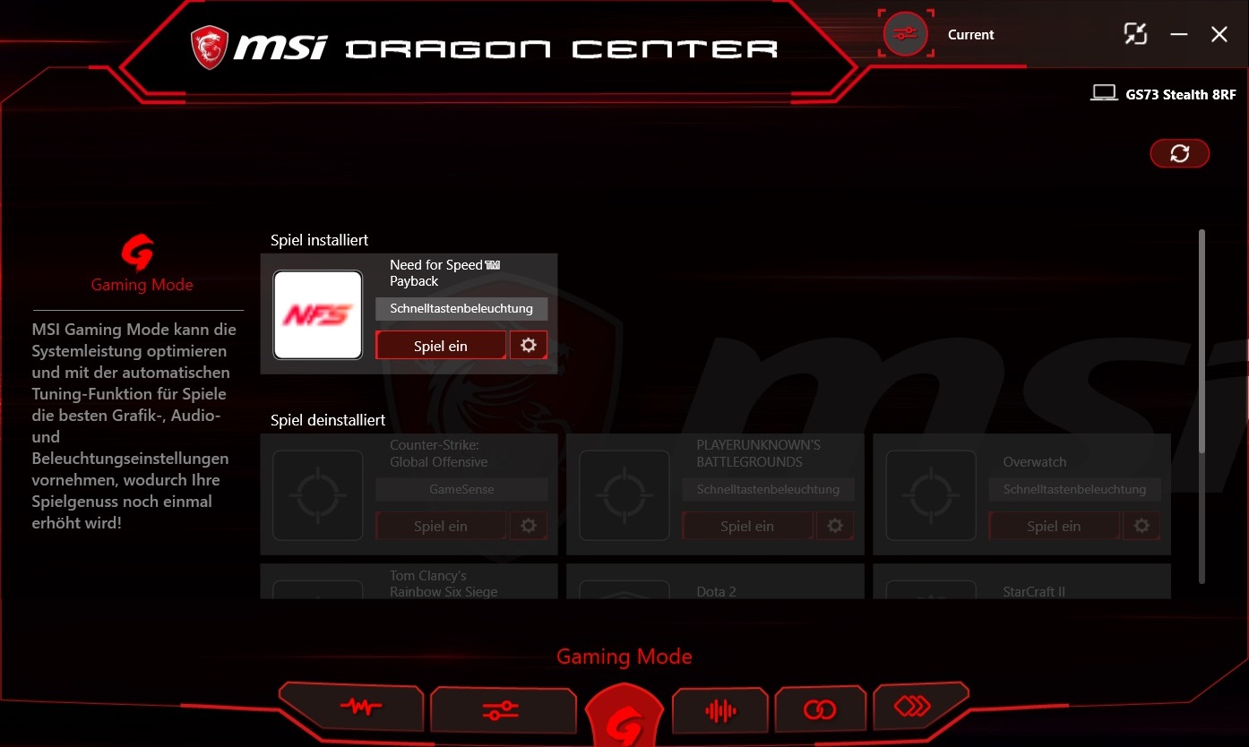 how to reinstall msi dragon center 2.0