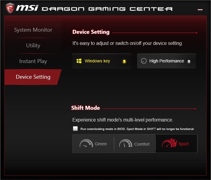 msi shift mode not working msi shift mode not working