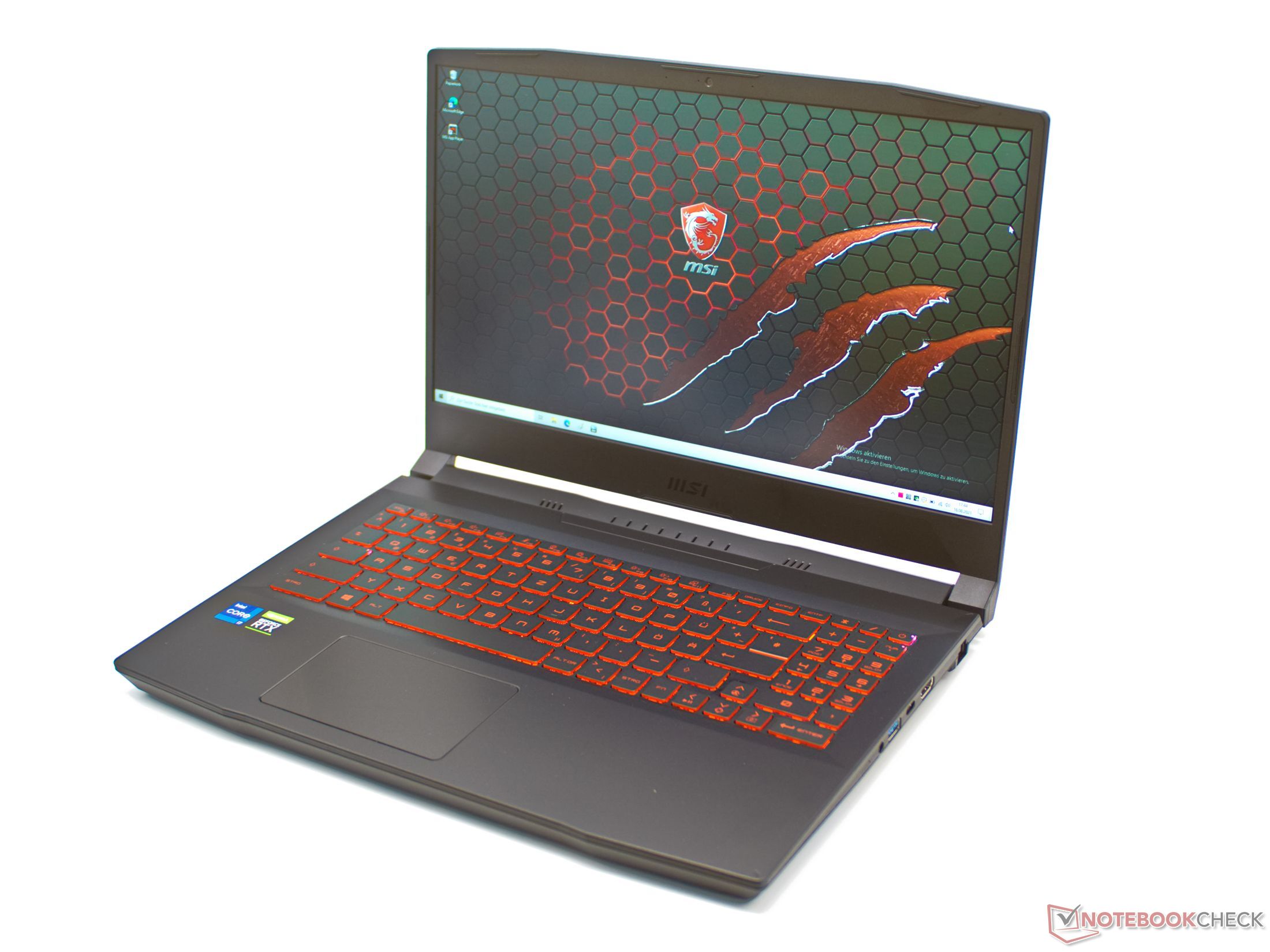 Msi Katana Gf66 11ug Review A Gaming Laptop With Wasted Potential Notebookcheck Net Reviews