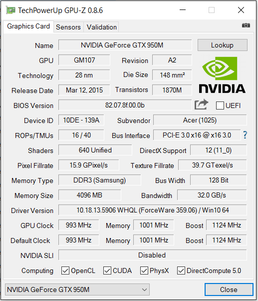 Nvidia Geforce Gtx 950m Ddr3 Vs Gddr5 Review Notebookcheck Net Reviews