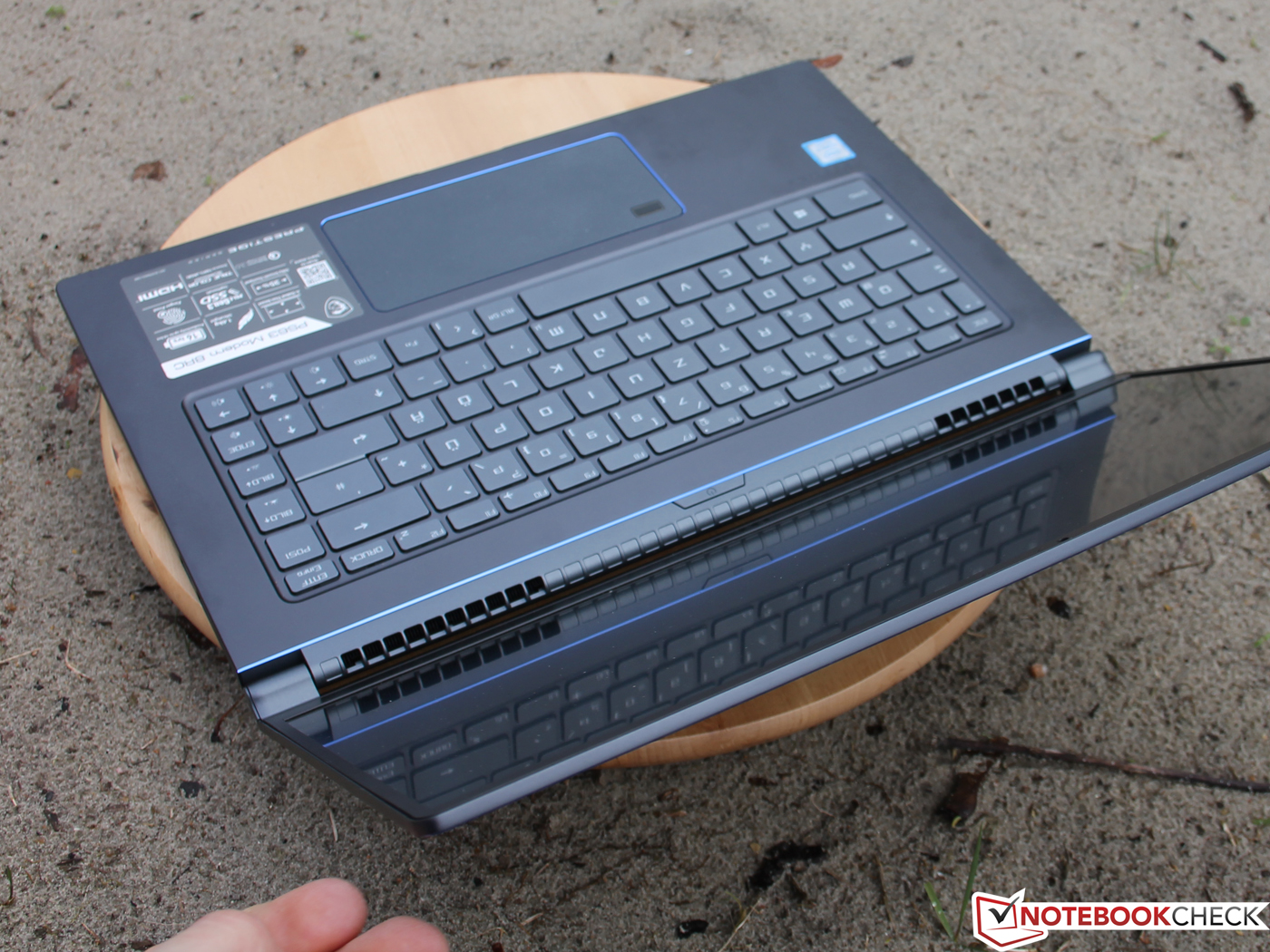 MSI PS63 Modern 8RC (Core i7-8565U, GTX 1050 Max-Q) Laptop Review - NotebookCheck.net Reviews