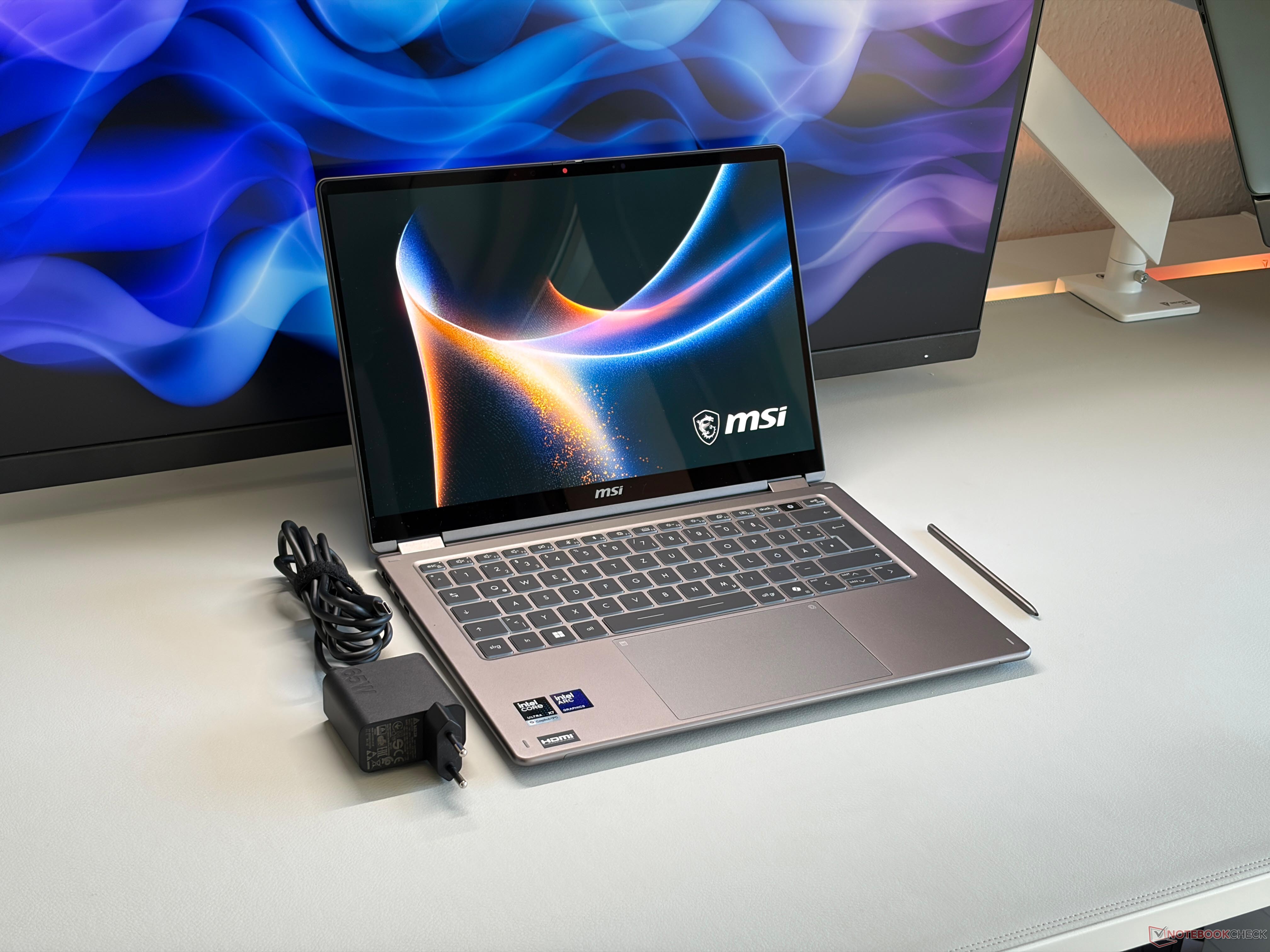 Nearly 20 hours of battery life with Panther Lake - MSI Prestige 14 Flip AI+ Convertible review