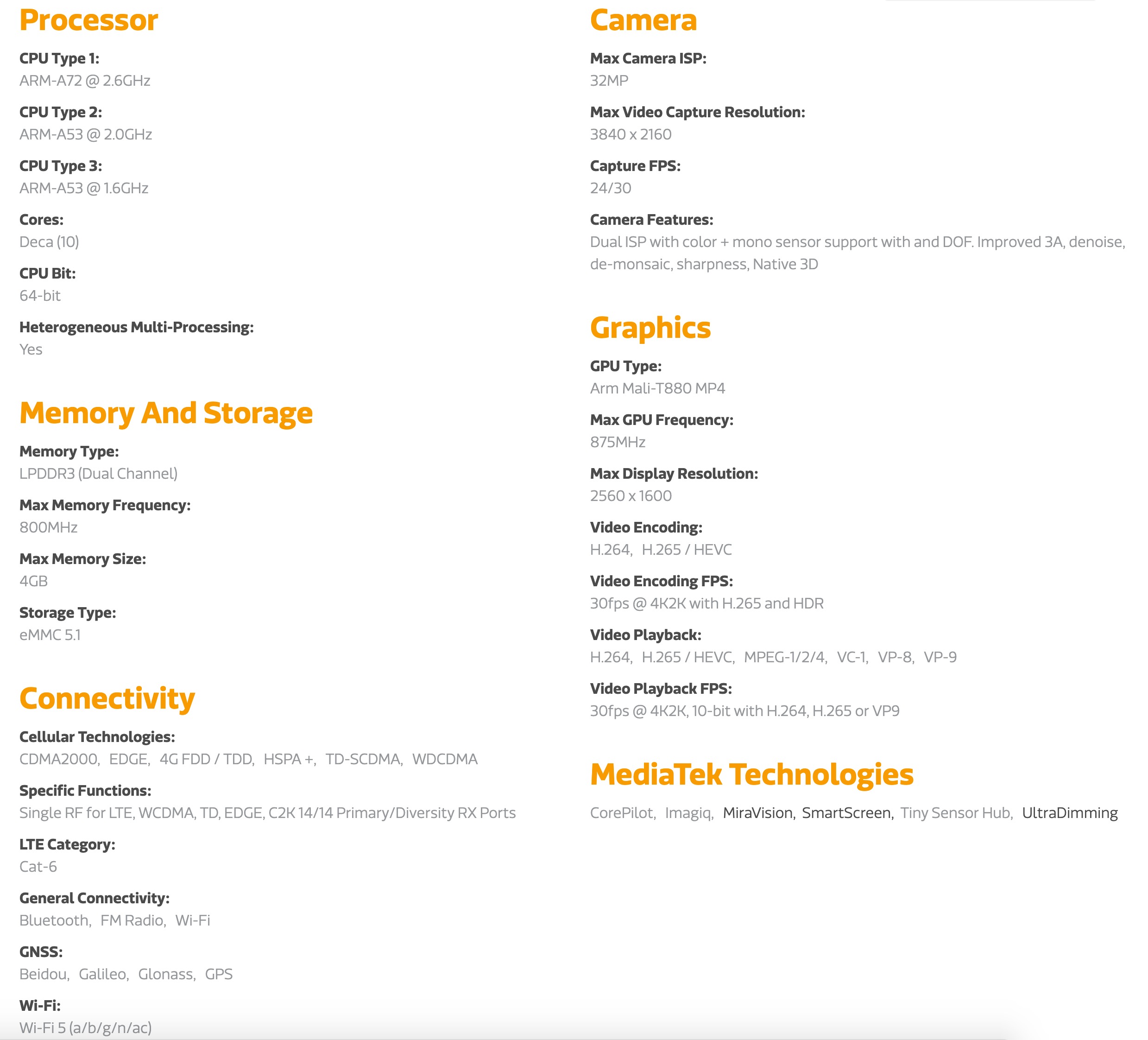 Mediatek Helio X27 Mt6797x Soc Benchmarks And Specs Notebookcheck Net Tech