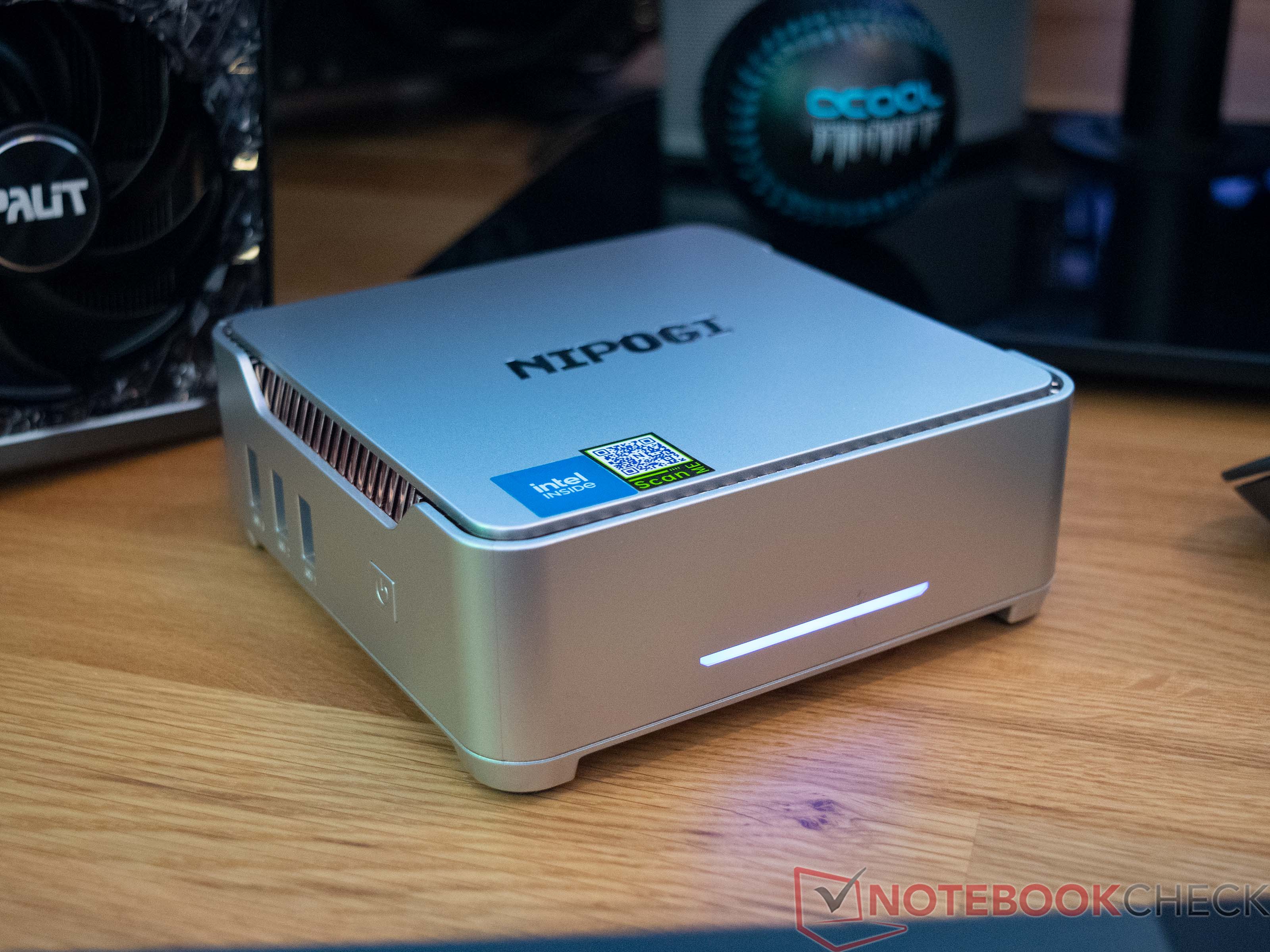 NiPoGi GK3 Plus Mini PC 16GB RAM 512GB M.2 SSD, 12th Gen Intel Alder  Lake-N95 (up to 3.4 GHz) Mini Tower PC, 2X HDMI + VGA, 4K UHD, WiFi 5, BT  4.2