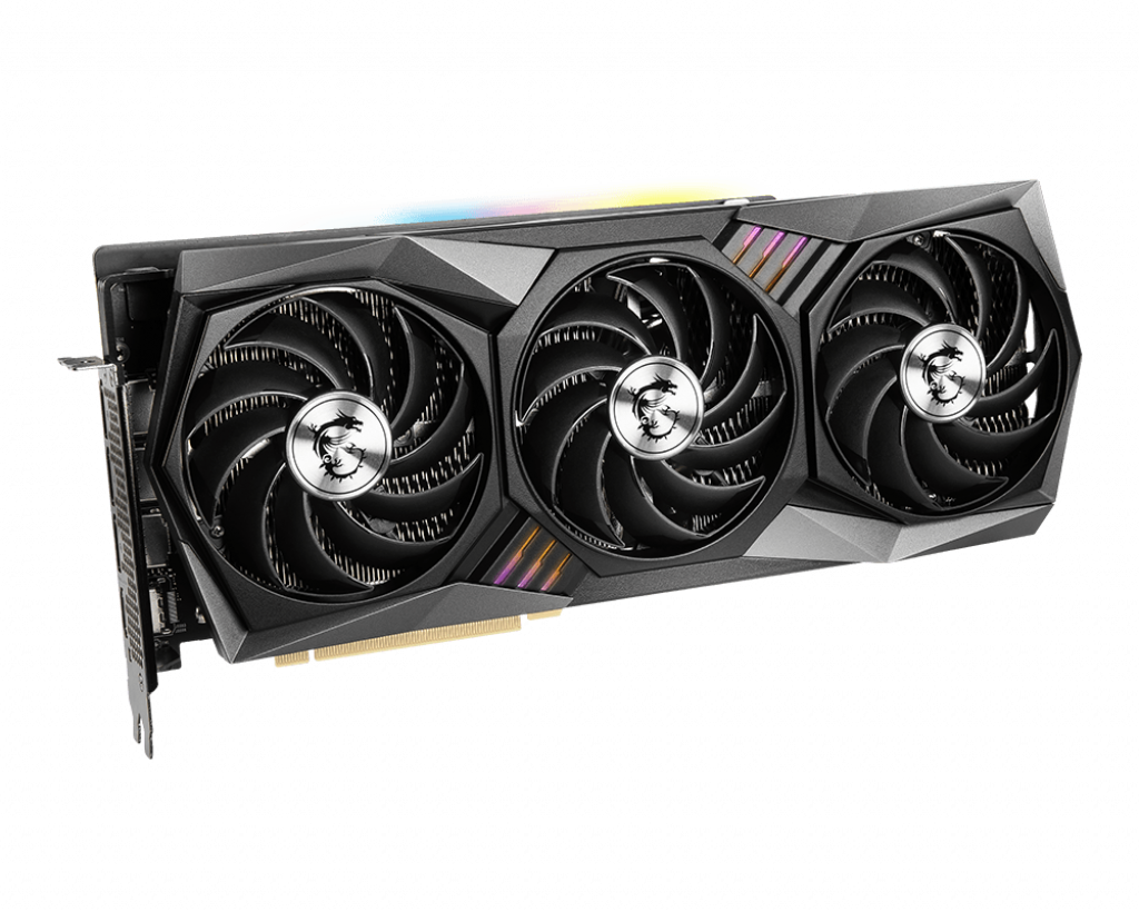 MSI GeForce RTX 3080 Gaming X Trio 10G desktop graphics card in