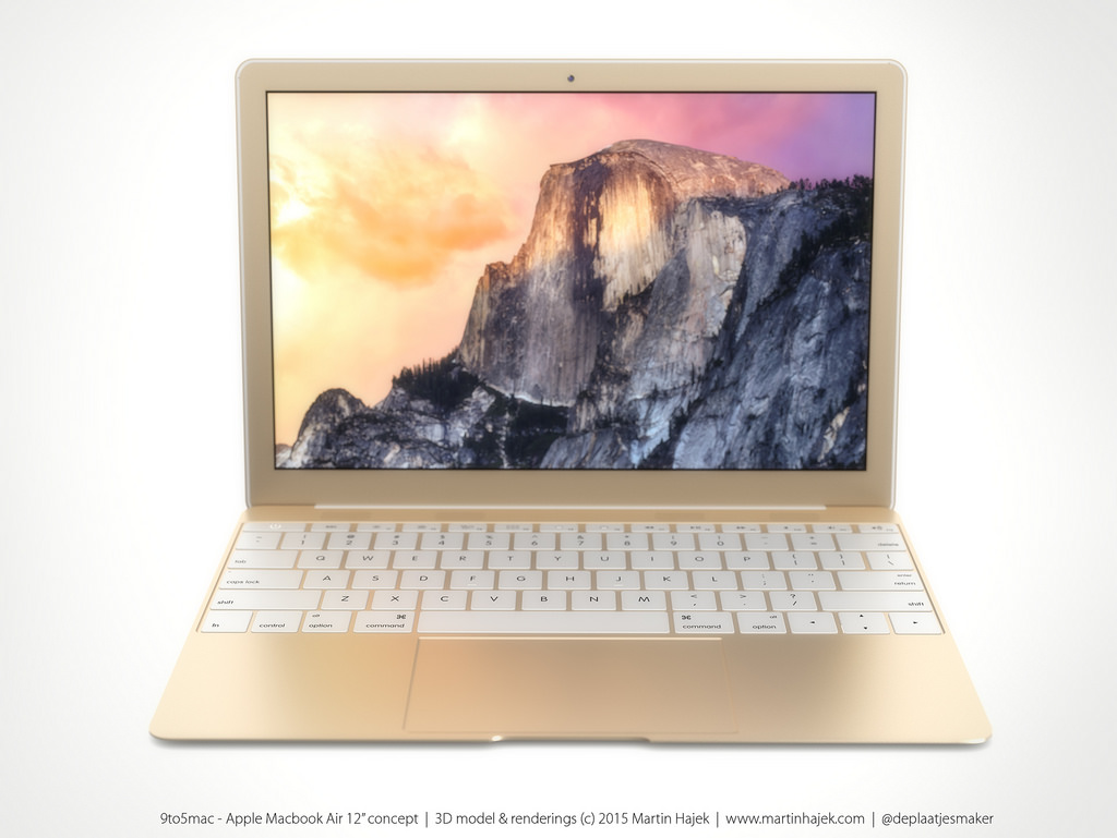 mac air book gold