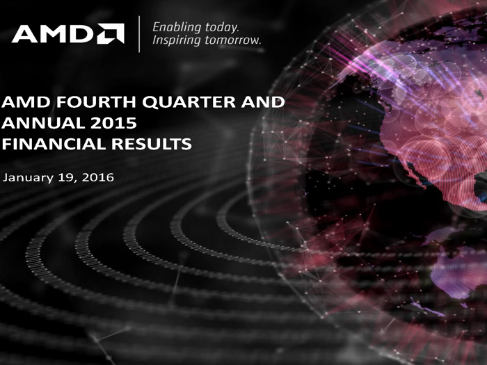Amd Reports Sales Slump And 660 Million Usd Loss For Q4 2015 Notebookcheck Net News