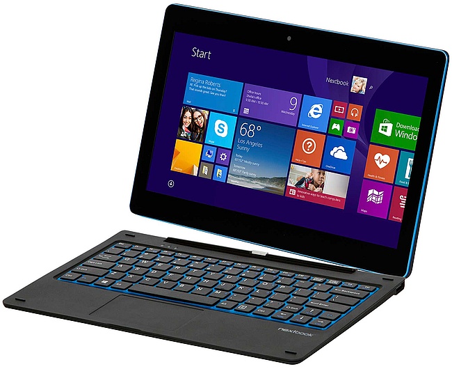 E Fun Nextbook Flexx 2-in-1 Windows convertibles hit 