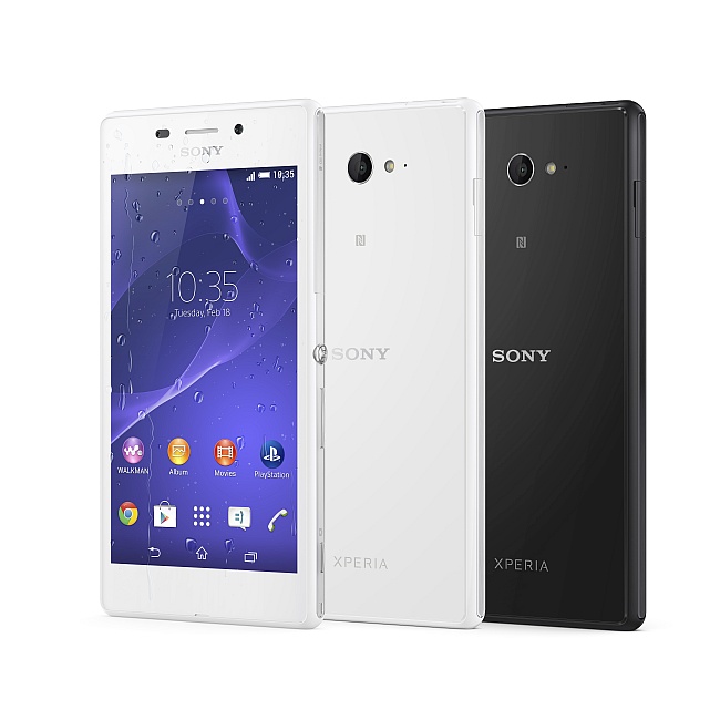 Sony Intros Xperia M2 Aqua Waterproof Smartphone Notebookcheck Net News