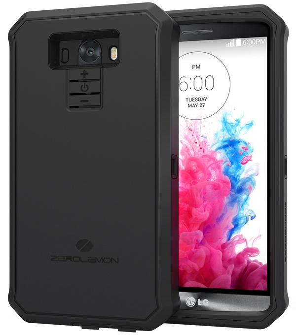 ZeroLemon introduces extended battery and rugged black ZeroShock hybrid protection case for LG G3 - News