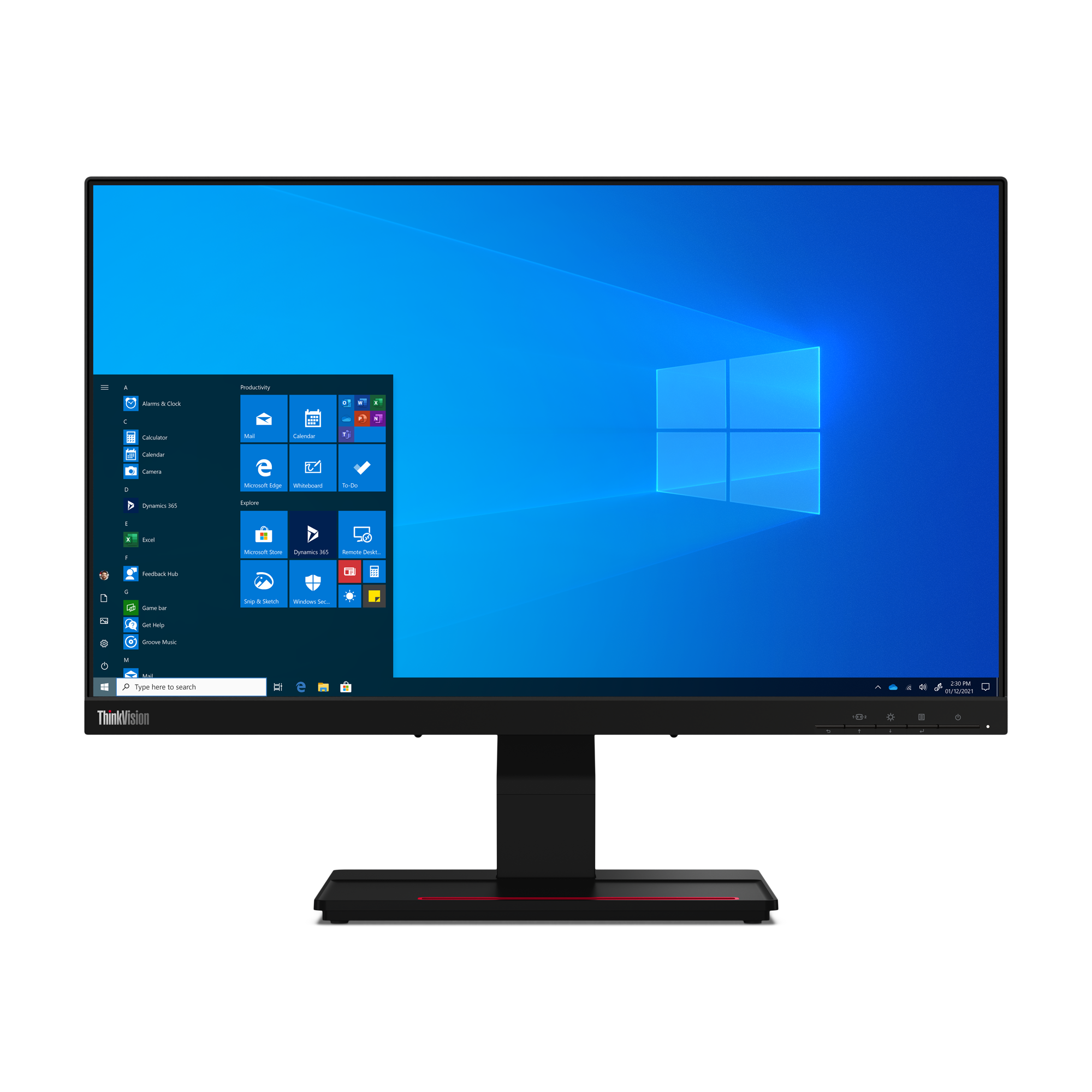 Lenovo ThinkVision T24t-20 offers an ergnomic touchscreen