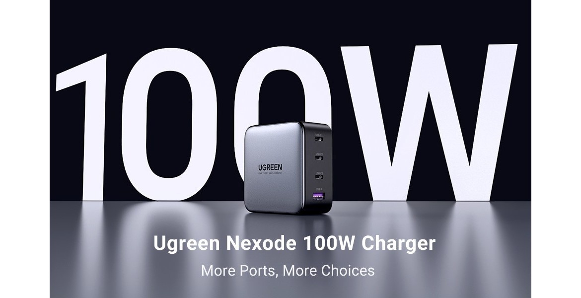 UGREEN Nexode 200W GaN Chargeur USB C Alimentation 100W et 6 Ports USB  Compatible avec MacBook