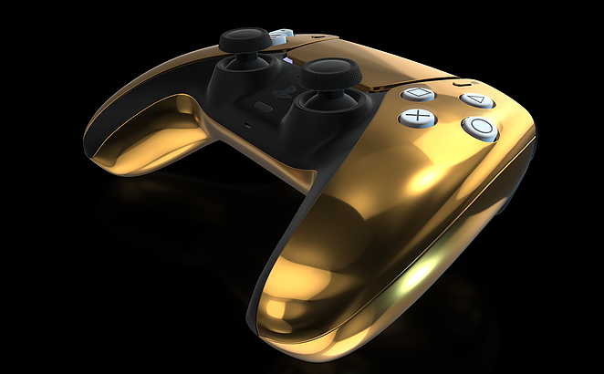 Here's a 24K gold luxury PlayStation 5, which will cost you $10,000+