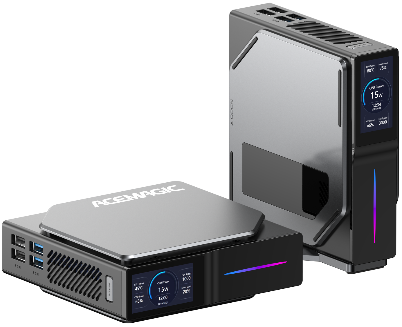 ACEMAGIC S1: Mini PC with integrated status display starts at US$239