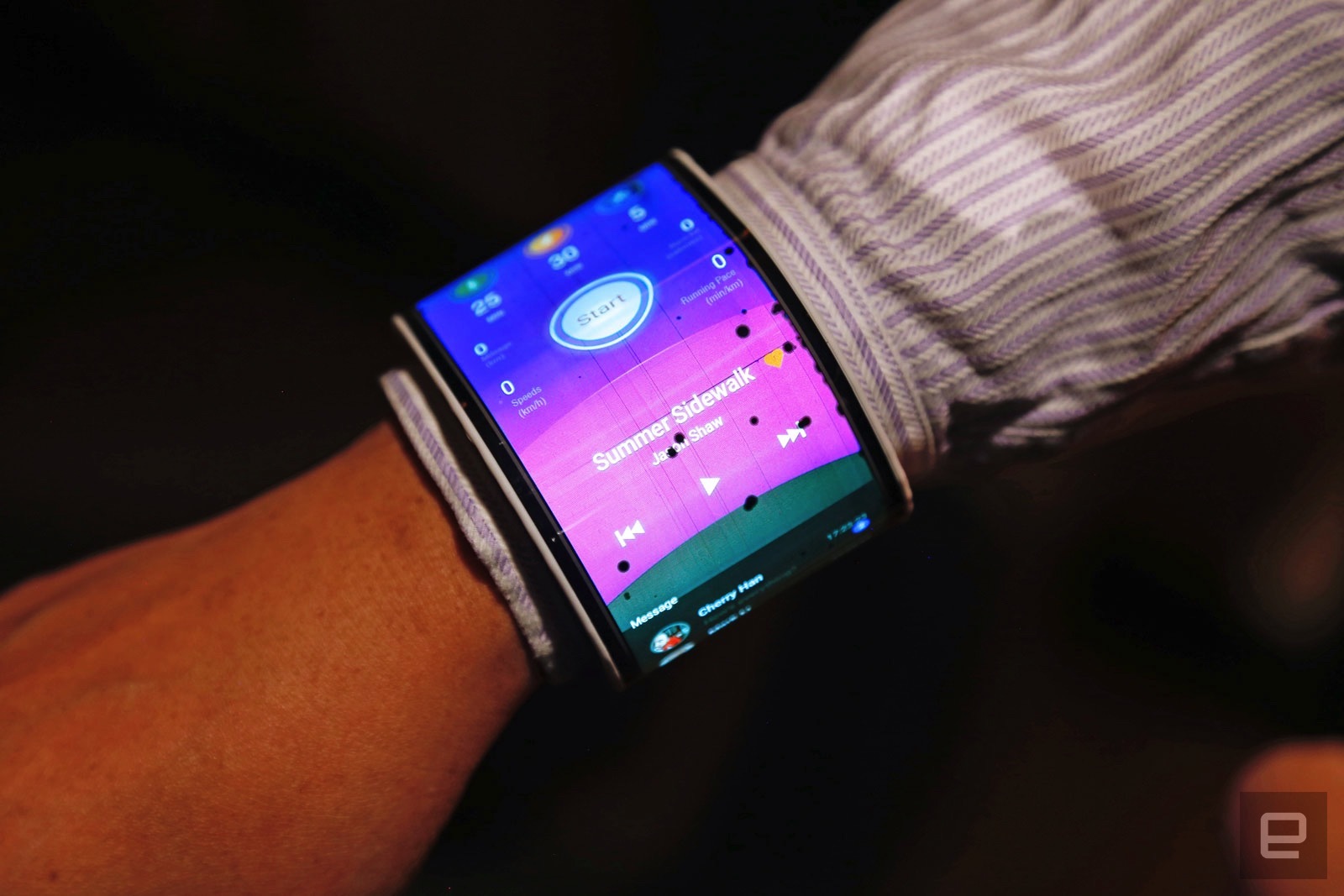 Flexible display phone watch sales