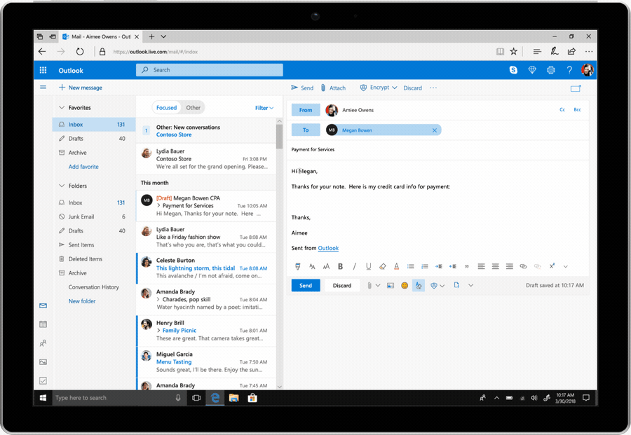 office 365 in outlook 2016