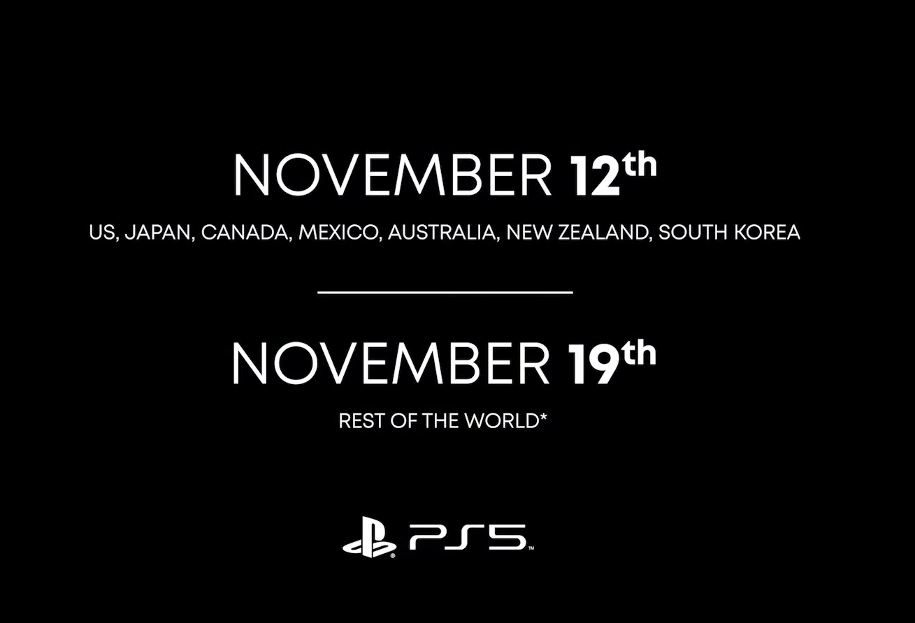Ps5 release clearance date usa