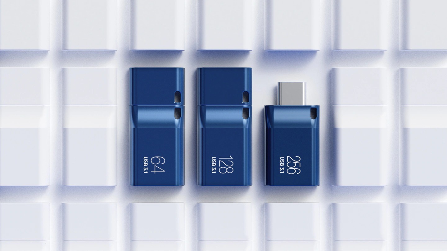 Samsung starts selling robust USB Type-C memory sticks with up to 256 GB of  memory -  News